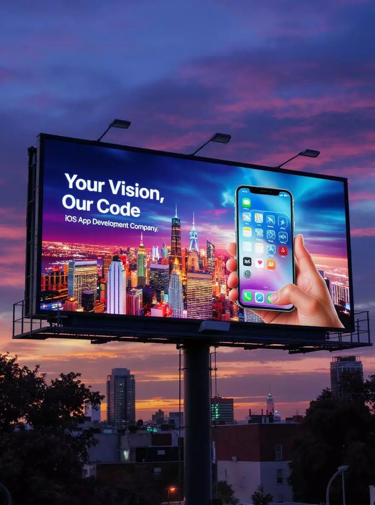 Outdoor digital billboard