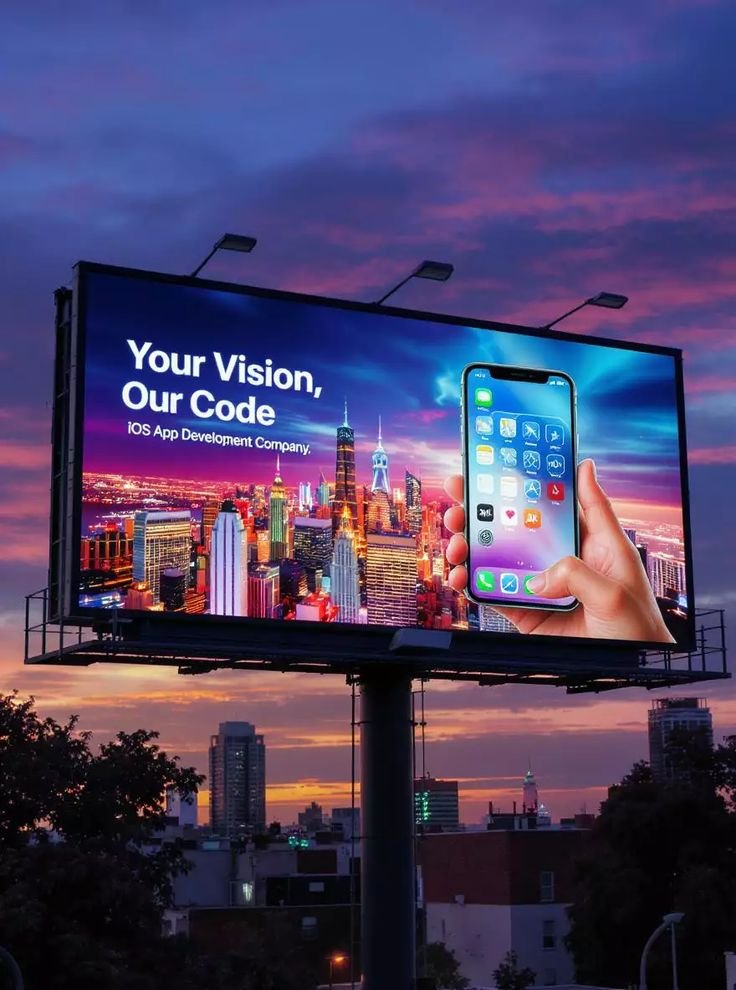 Outdoor digital billboard