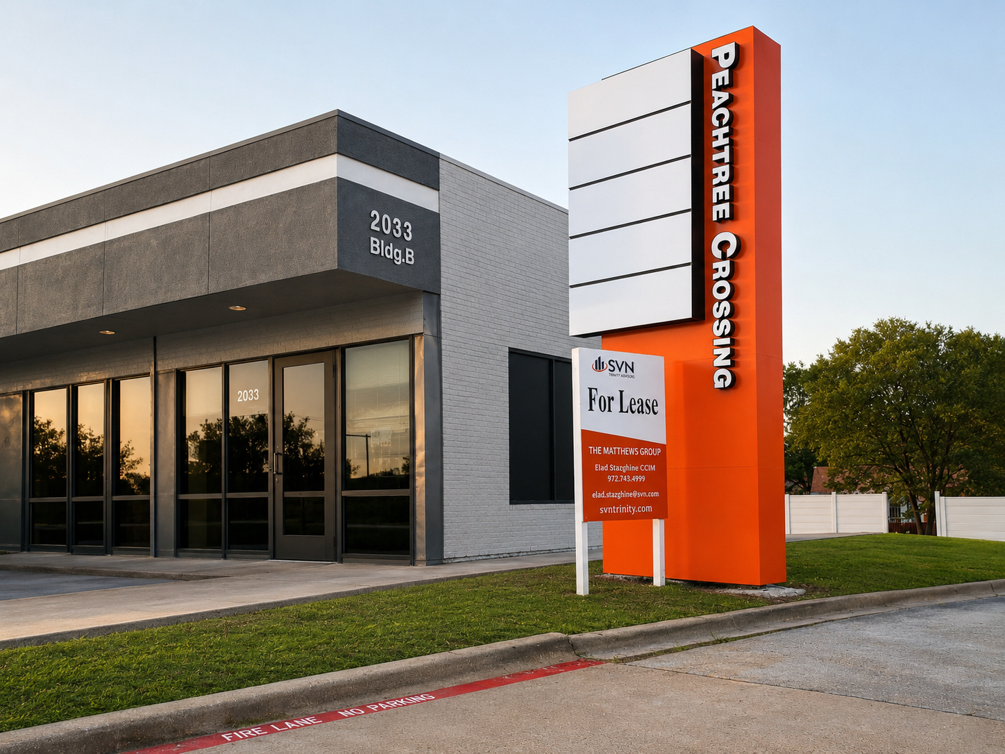 Logistics Hub DFW warehouse with high bay LED lighting