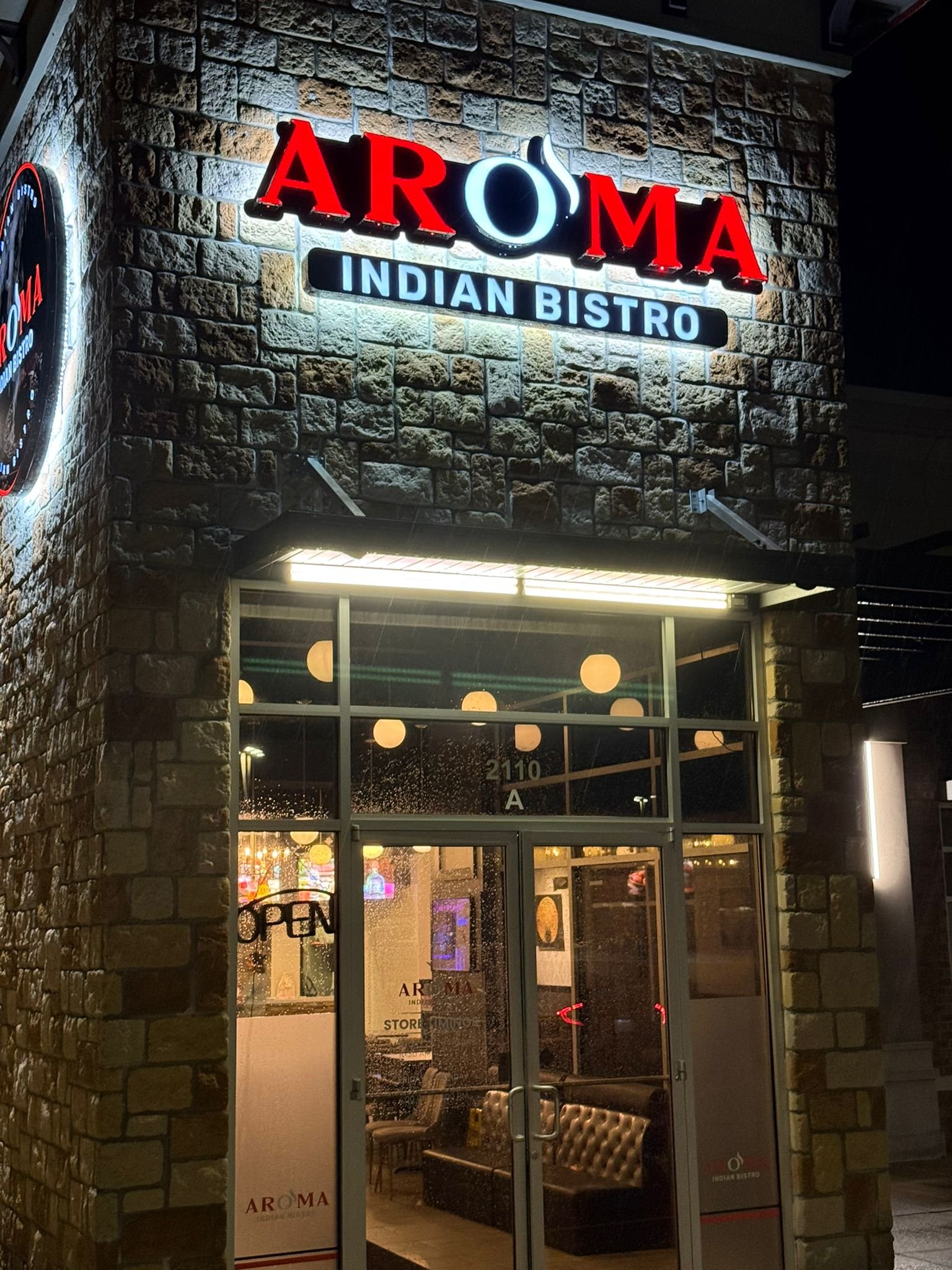 Aroma Cafe Signage