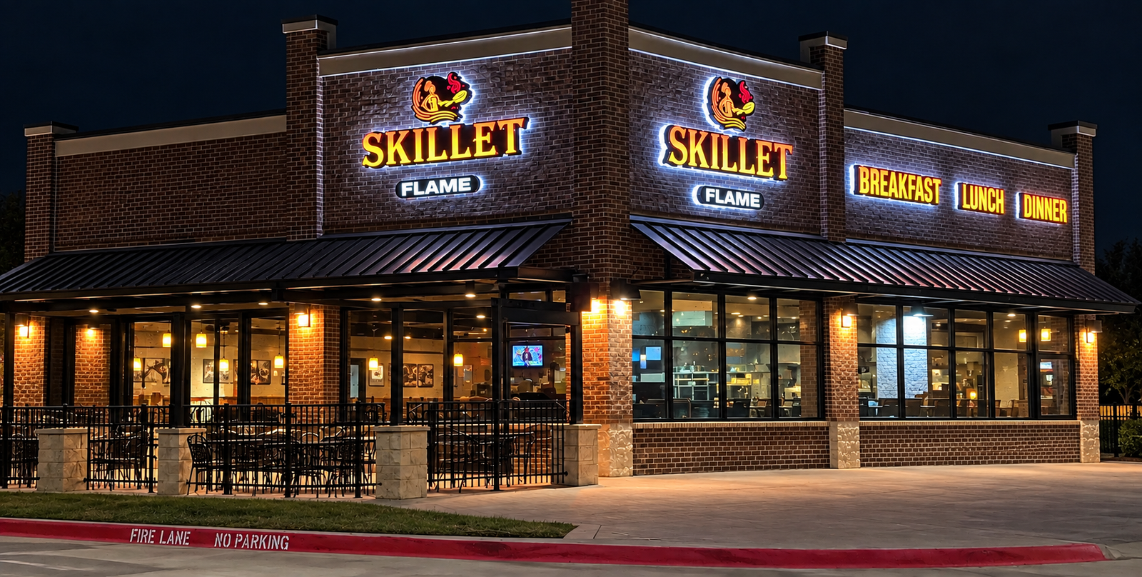 Skillet Flame Storefront
